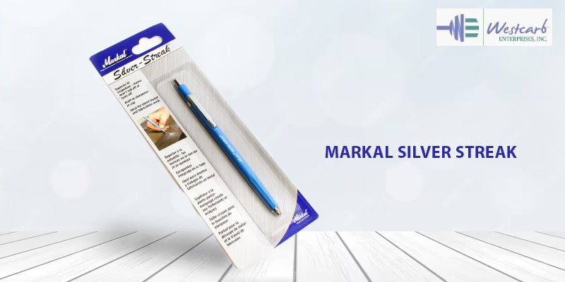 Markal® Silver-Streak® Metal Marker - Reflective metal marker