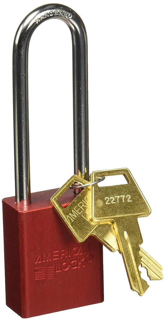 American Lock 045-A1107RED Red Anodized Aluminum 5 Pin Tumbler Pack of 1