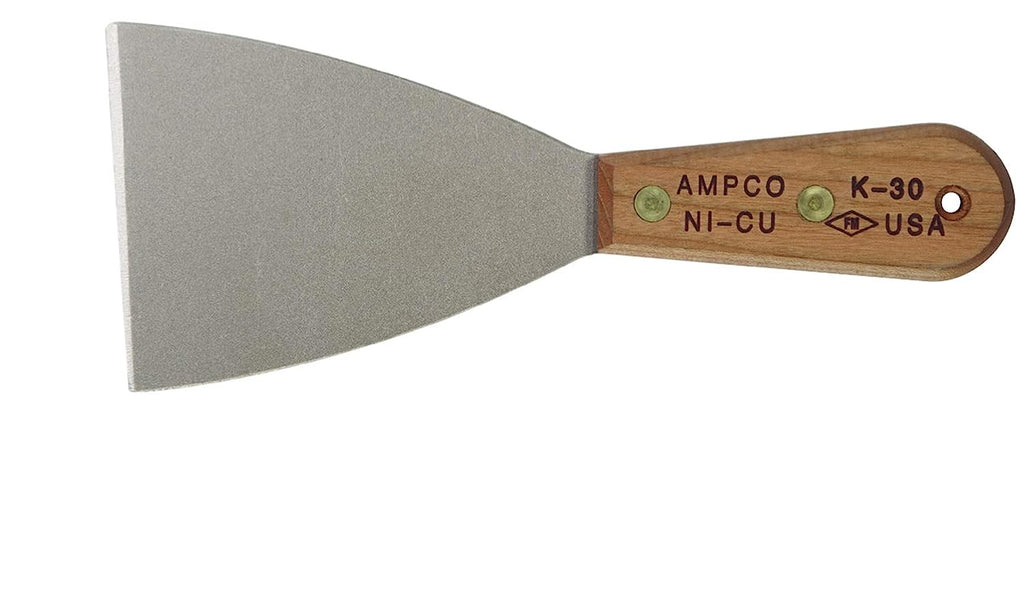 Ampco Safety Tools K-30 Knife, Putty, Non-Sparking, Non-Magnetic, Corrosion Resistant, 3-1/2" Stiff Blade