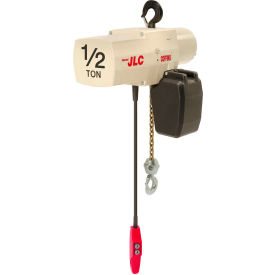 Coffing&#174; JLC 1/2 Ton Electric Chain Hoist W/ Chain Container 10' Lift 16 FPM 115/230V