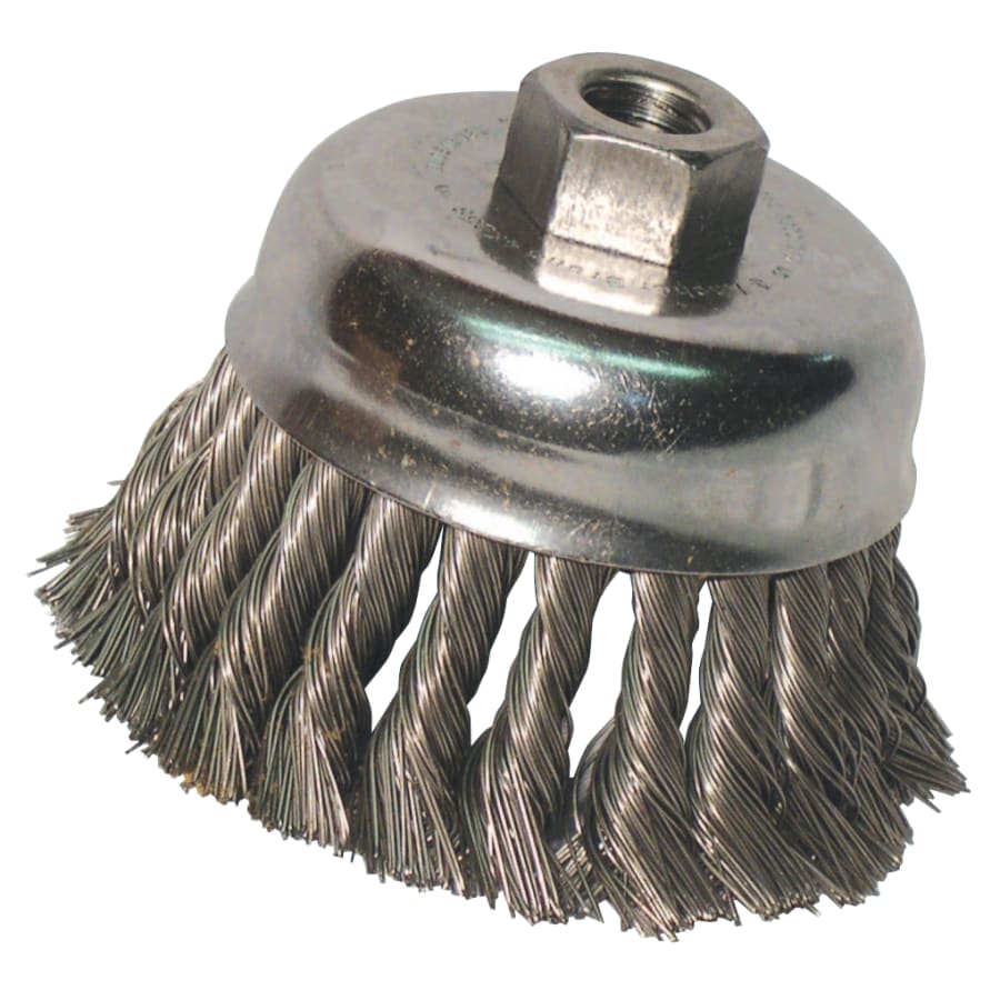 Anchor Brand 102-R3KC58S Knot Wire Cup Brush 5/8-11 Stainless Steel Pack of 1