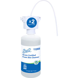 Scott&#174; Essential Green Certified Foam Skin Cleanser Fragrance-Free 1500 mL Refill 2/Case