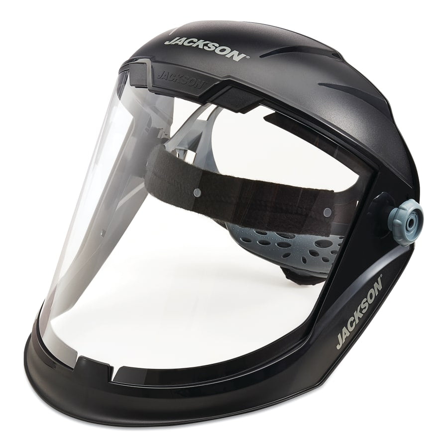 Jackson Safety MAXVIEW™ Series Premium Face Shields with Headgear, AF/Clear, 9 in H x 13-1/4 in L Nylon/1 pcs