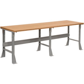 Global Industrial&#153; Extra Long Workbench 96 x 30"" Flared Leg Shop Top Square Edge