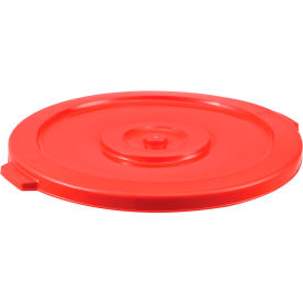Global Industrial&#153; Plastic Trash Can Lid - 32 Gallon Red