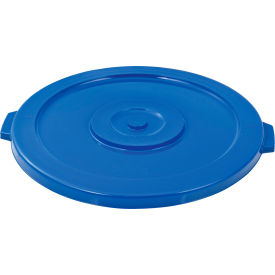 Global Industrial&#153; Plastic Trash Can Lid - 44 Gallon Blue