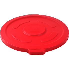 Global Industrial&#153; Plastic Trash Can Lid - 55 Gallon Red