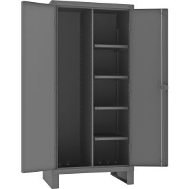 Durham&#174; Heavy Duty Maintenance Storage Cabinet 36""W x 24""D x 78""H All-Welded Gray