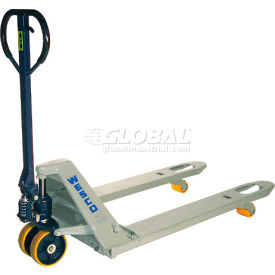 Wesco&#174; Adjustable Fork Width Manual Pallet Jack 5500 lb. Cap. 21 to 27""W x 48""L Forks