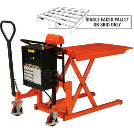 Global Industrial Battery Powered High-Lift Skid Truck 2200 lb. Capacity 30""W x 44-1/2""L Forks