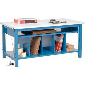 Global Industrial&#153; Packing Workbench W/Lower Shelf Kit ESD Safety Edge 72""W x 36""D