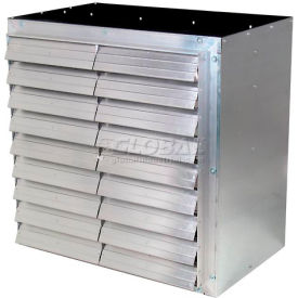 J&D 36"" Galvanized Wall Master Exhaust Fan Belt Drive 1hp 3 Phase