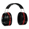 3M Peltor Optime 105 Earmuff Ear Protectors Hearing Protection Black Red Pack of 1