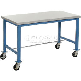 Global Industrial&#153; Mobile Packing Workbench ESD Safety Edge 72""W x 30""D