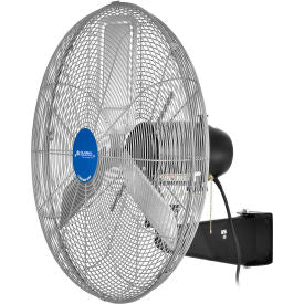 Global Industrial&#153; 30"" Deluxe Oscillating Wall Mount Fan 3 Speed 10000 CFM 1/2 HP