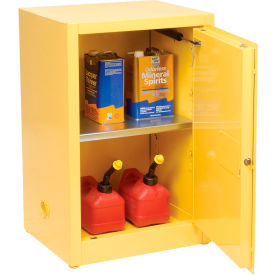 Eagle Compact Flammable Cabinet - Self Close Door 12 Gallon