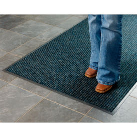 Apache Mills Brush & Clean&#153; Entrance Mat 3/8"" Thick 4' x Up to 60' Navy Blue