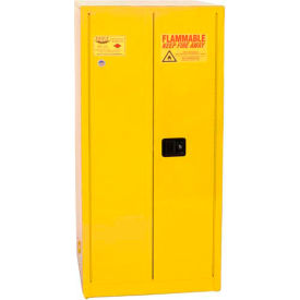 Eagle Paint/Ink Safety Cabinet with Manual Close- 96 Gallon Yellow