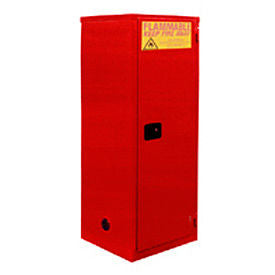 Global Industrial&#153; Paint & Ink Storage Cabinet Manual Close SGL Door 18 Gallon 23""Wx18""Dx35""H