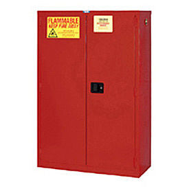 Global Industrial&#153; Paint & Ink Storage Cabinet Self Close DBL Door 72 Gallon 43""Wx18""Dx65""H