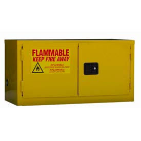 Global Industrial&#153; Stackable Flammable Cabinet Manual Close Double Door11 Gal.34""Wx18""Dx22""H