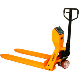 Wesco&#174; Manual Pallet Jack Scale Truck 5000 lb. Capacity 22-1/2""W x 47-1/2""L Forks