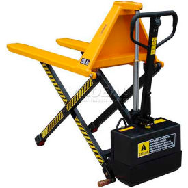 Wesco&#174; Telescoping Electric High-Lift Pallet Truck 3000 lb. Capacity 21""W x 45""L Forks