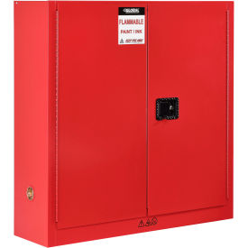 Global Industrial&#8482; Paint & Ink Storage Cabinet 24 Gallon Manual Close 43""W x 12""D x 44""H