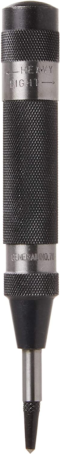 General Tools #78 Heavy-Duty Automatic Nail Punch - Precision Marking and Drilling Tool