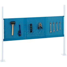 Global Industrial&#153; 18"" & 36"" Pegboard Panel Kit 60""W Blue