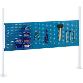 Global Industrial&#153; 36"" Pegboard & 18"" Louver Panel Kit 60""W Blue