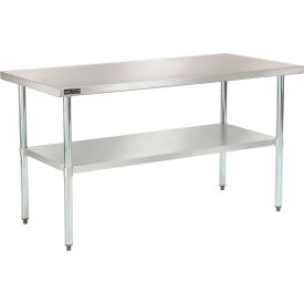 Global Industrial&#153; 430 Stainless Steel Table 36 x 30"" Galvanized Undershelf
