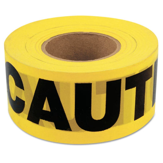 C.H. Hanson 337-16000 Yellow Caution Barricade Tape 2 mil, 1000 ft Yellow/Black Caution Yellow Pack of 1