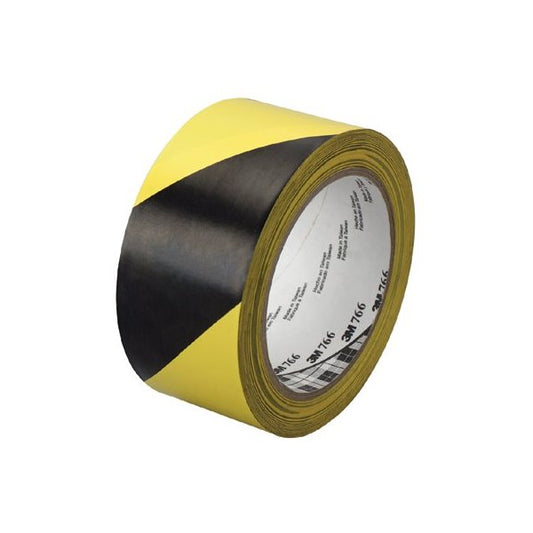 3M Hazard Marking Vinyl Tape 2 in x 36 yd Black/Yellow Pack of 1