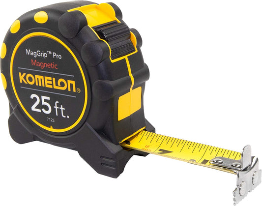Komelon 416-7125 Monster Maggrip 25-Foot Measuring Tape with Magnetic End Pack of 1