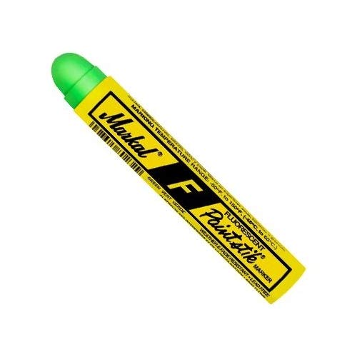 Markal  82836 Paintstik Rough Surfaces Solid Paint High Visibility Florescent Marker Green Pack of 12