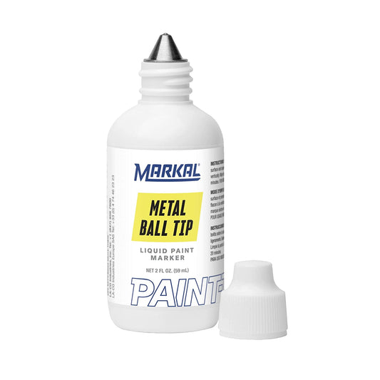 Markal Ball Paint Marker with 1/8" Tip Yellow Pack of 1