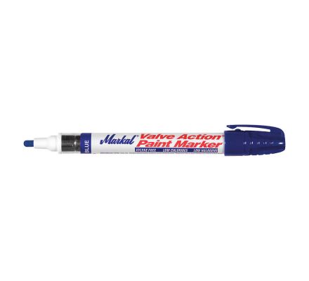 Markal 96825 Valve Action Paint Marker - Blue