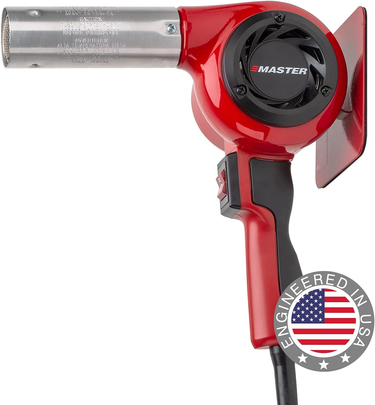 SEEKONE 1800W Industrial Heat Gun Kit with Variable Temperature Control and 4 Nozzles