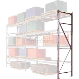 Pallet Rack Upright Frame - 4"" Channel 48""D x 120""H