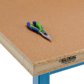 Global Industrial&#153; Workbench Top Shop Top Safety Edge 72""W x 30""D x 2-1/4"" Thick