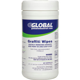 Global Industrial&#153; Graffiti Wipes 40 Wipes/Canister 6 Canisters/Case