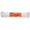 Samson Rope Nylon Core Sash Cord 1000 lb Capacity 100 ft 1/4 inch Dia Cotton White Pack of 1