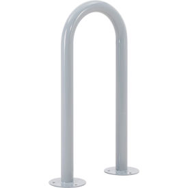 Global Industrial&#153; Deluxe U-Rack Bike Rack 2-Bike Capacity Flange Mount Gray