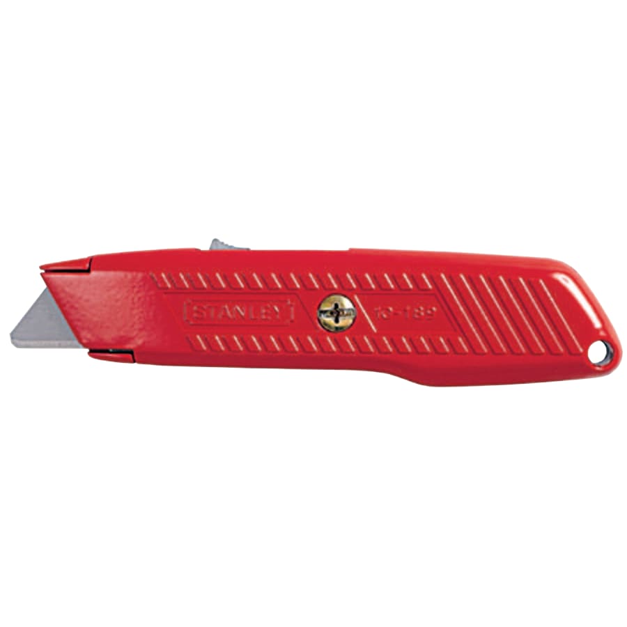 STANLEY Utility Knife Interlock Safety Self-Retracting Round Point Blade Pack of 1