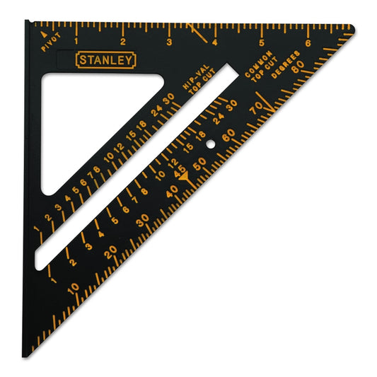 Stanley Premium Quick Square Layout Tool 7inch Aluminum Pack of 1