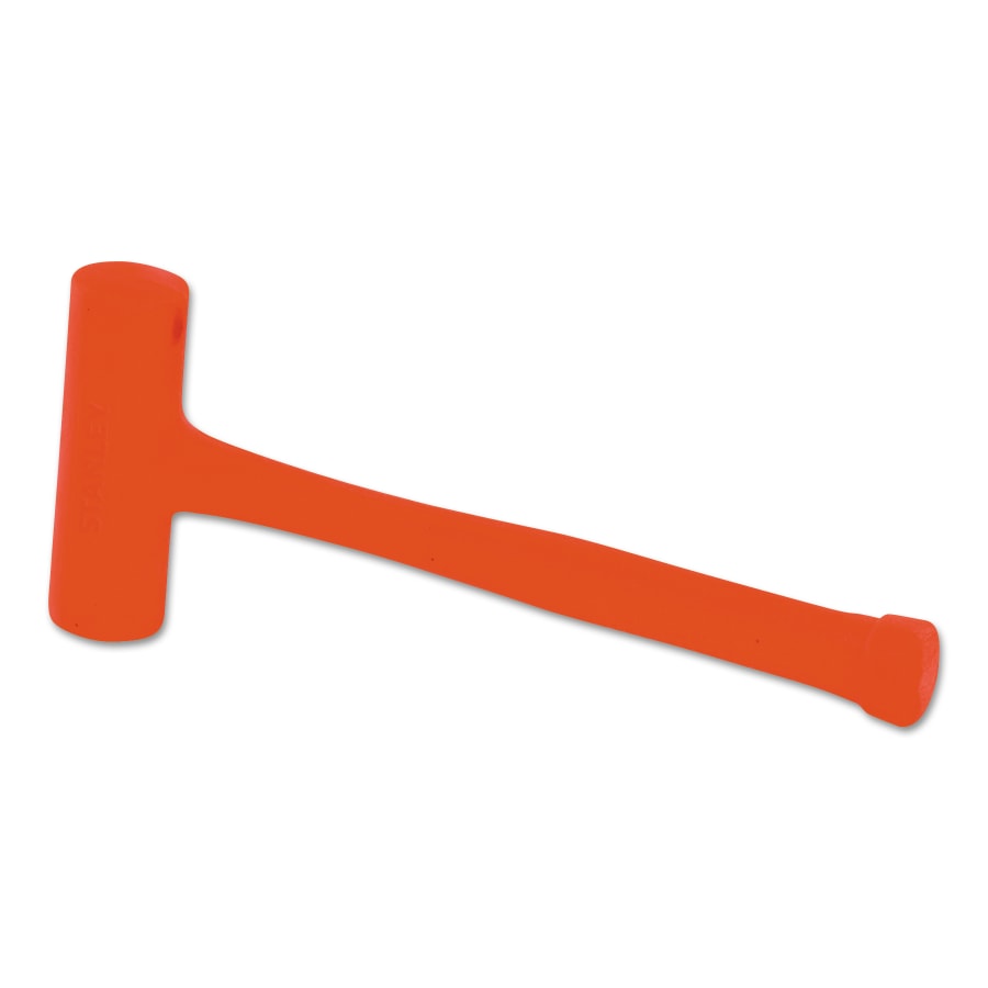 COMPO-CAST Slimline Head Soft-Face Hammer, 21 oz Head, 1-1/2 in Dia, 12-7/8 in OAL, Orange - Pack of 1