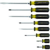 Stanley 100 Plus® 8 Pc Combination Screwdriver Set, Phillips®, Slotted, 1/4 in, 7/32 in, 5/16 in, 3/8 in Pack of 1