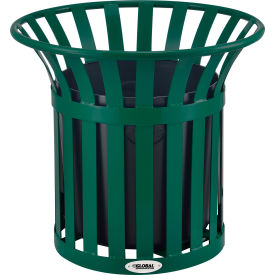 Global Industrial&#8482; Steel Slat Planter - Green