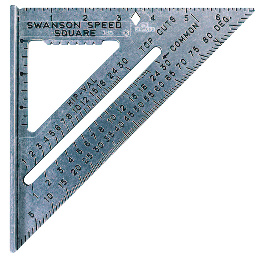 SWANSON Tool Co 698-S0101 Speed Square Blue 7-Inch Pack of 1